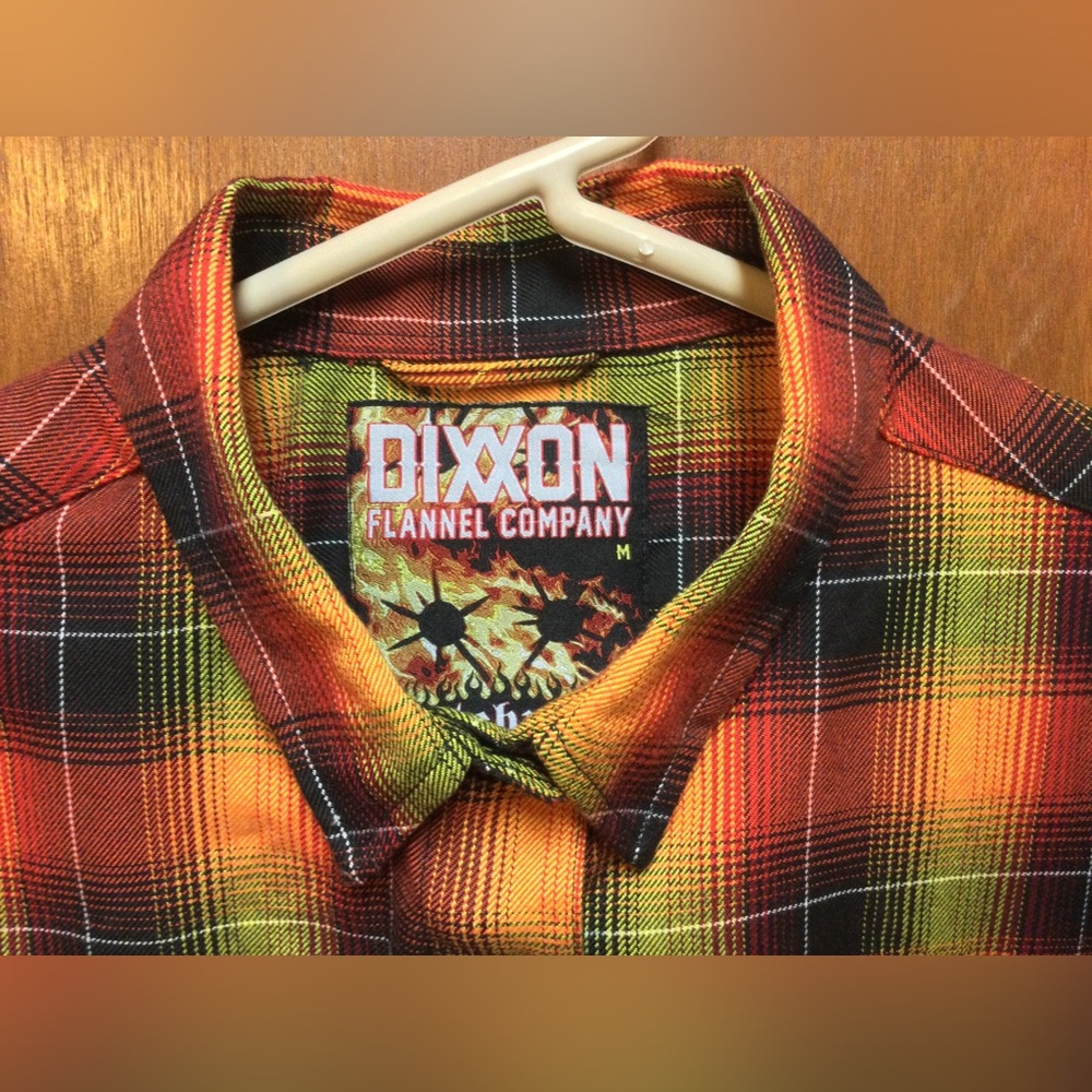 Dixxon Flannel Women Hatebreed Perseverance Snap Button Shirt ~ Size Medium - Picture 5 of 6